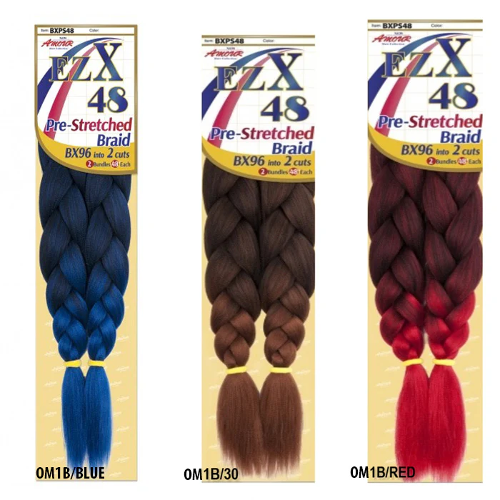 Amour EzX Pre-Stretched Crochet Braids 48" 2 PCS - Image 2