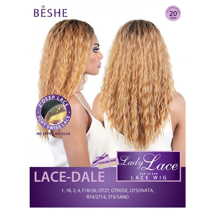 Beshe Ear to Ear 2" Deep Swiss Lace Wig - DALE - Image 6