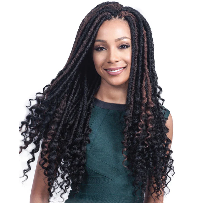 Bobbi Boss African Roots Pre-Looped Crochet Braids - BOMBA FAUX LOCS SOUL GODDESS 20"