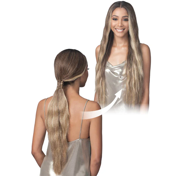 Bobbi Boss Braided Infinity Ponytail Lace Front Wig - MLF398 SADE - Image 3