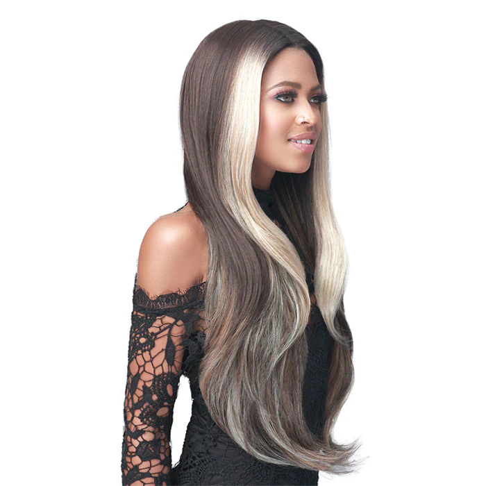 Bobbi Boss Human Hair Blend HD Lace Front Wig - MBLF362 ROSE - Image 2