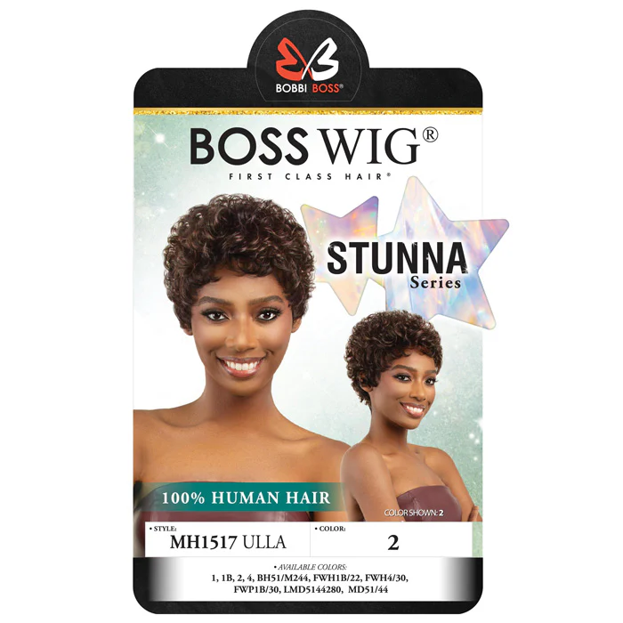 Bobbi Boss Stunna 100% Human Hair Full Wig - MH1517 ULLA - Image 3