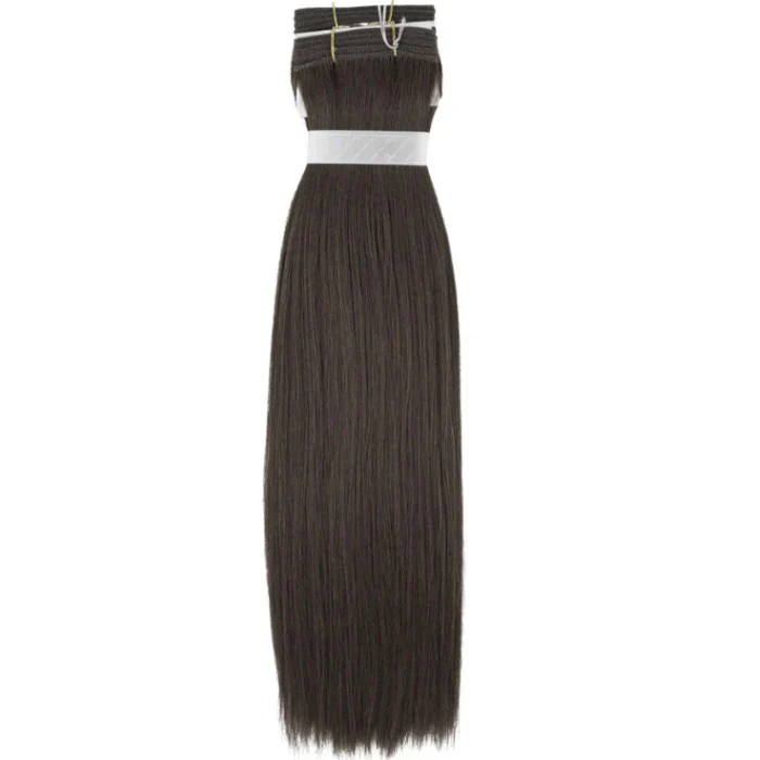 Bohyme Classic 100% Remi Human Hair Weave - PLATINUM YAKI 12/14/16" (Machine Tied) - Image 3