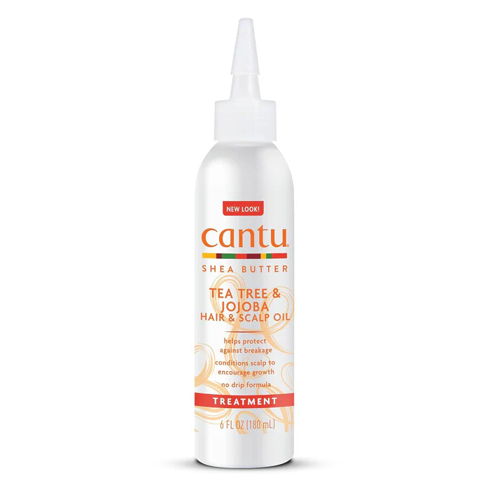 Cantu Shea Butter Tea Tree & Jojoba - HAIR & SCALP OIL TREATMENT 6 oz