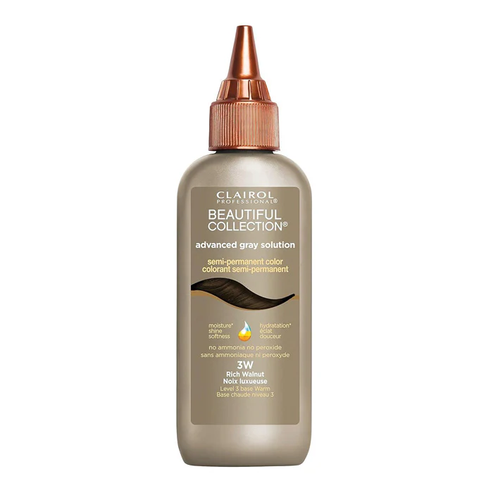 Clairol Beautiful Collection Advanced Gray Solution Semi- Permanent Color 3 oz