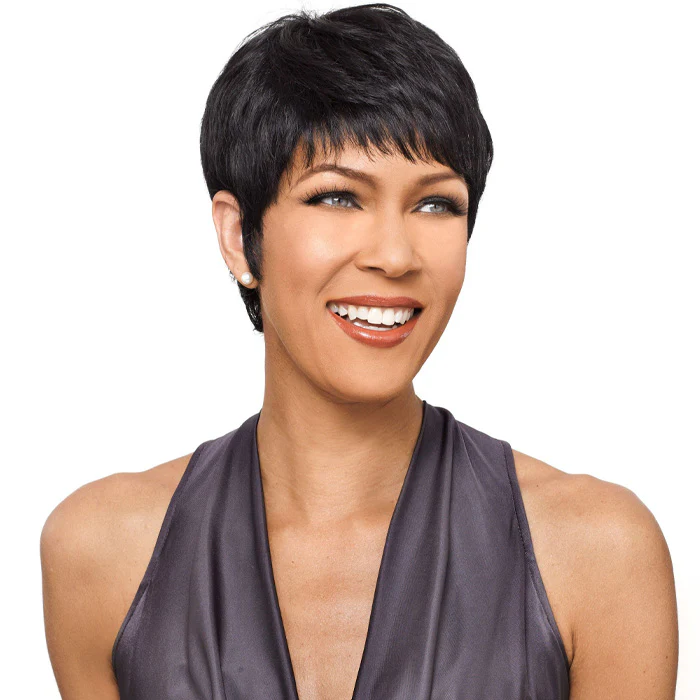 Foxy Silver Human Hair Wig - LORTHY