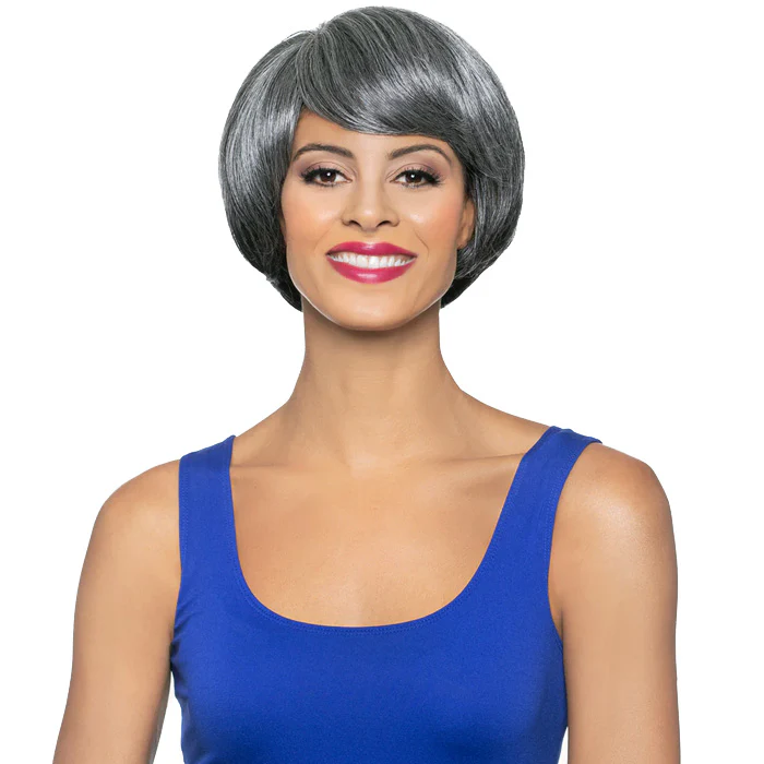 Foxy Silver Salt N Pepper Lace Top Full  Wig - GENEVA