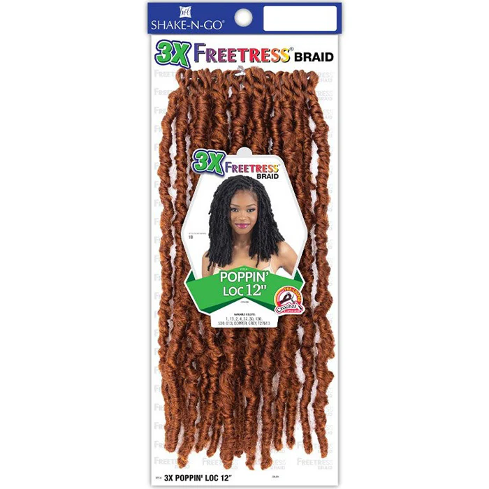 Freetress 3X Pre-Loop Twist Crochet Braids - POPPIN' LOC 12" - Image 4