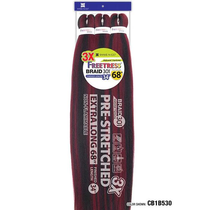 Freetress Crochet Braid - 3X Pre-Stretched Braid 301 34" - Image 3