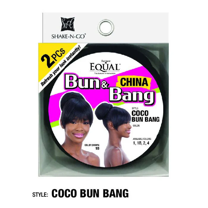 Freetress Equal 2 PCS Bun & China Bang - COCO BUN BANG - Image 3