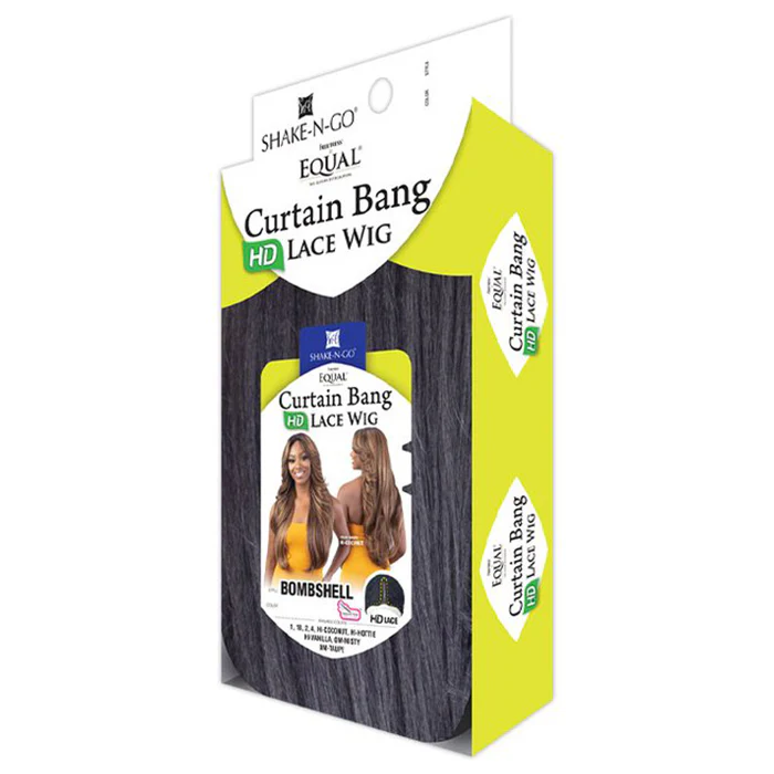 FreeTress Equal Curtain Bang HD Deep Parting Lace Wig - BOMBSHELL - Image 11