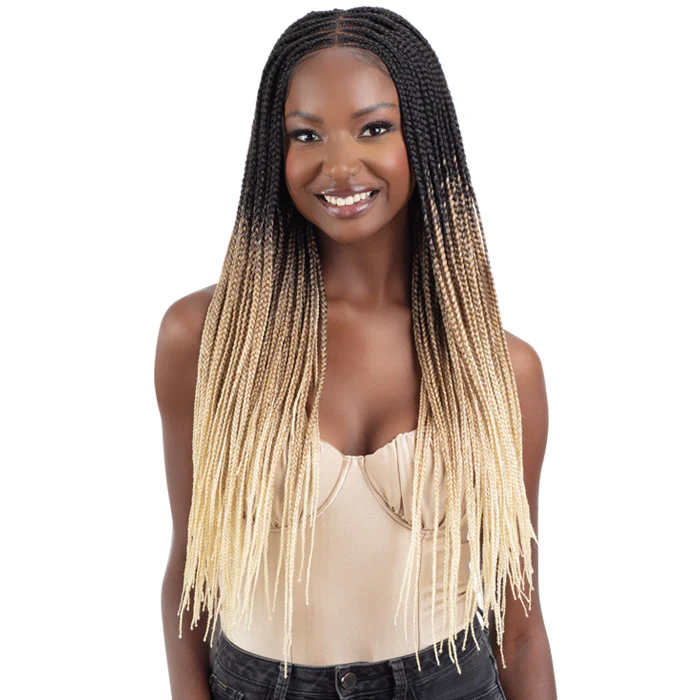 FreeTress Equal Premium Braided 5x5 HD Lace Front Wig - DIAMOND PART BRAID 28 - Image 2