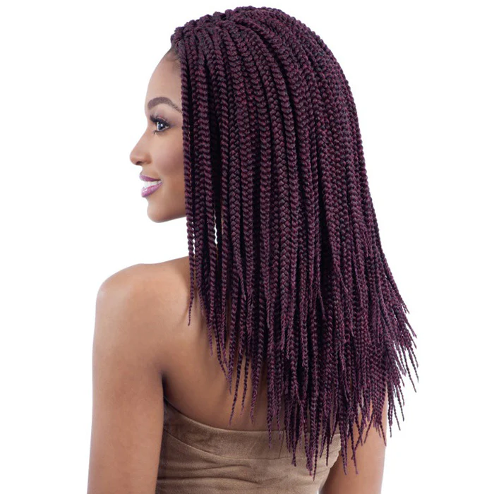 Freetress Pre-Looped Crochet Braid - MED BOX BRAIDS 14" - Image 2