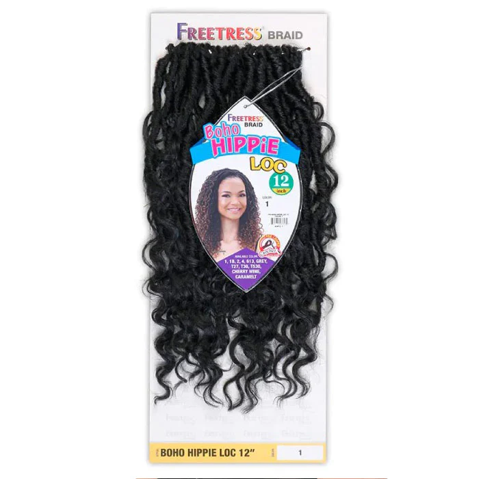 Freetress Pre-Looped Crochet Braids - BOHO HIPPIE LOC 12" - Image 3