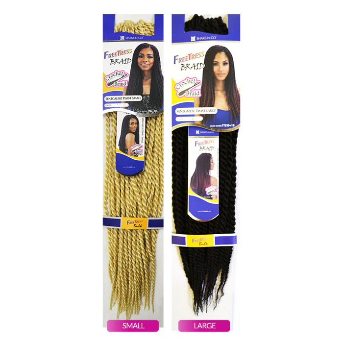 Freetress Pre-Looped Crochet Braids - SENEGALESE TWIST LARGE/SMALL - Image 5
