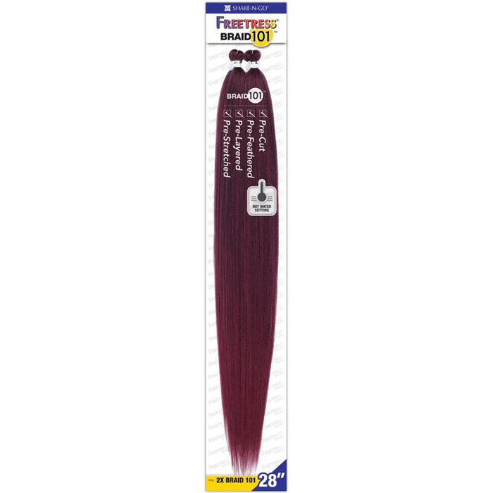 Freetress Pre-Stretched Crochet Braid - 2X BRAID 101 18"/28" - Image 7