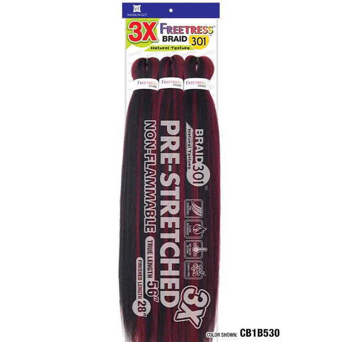 Freetress Pre-Stretched Crochet Braid - 3X BRAID 301 28" - Image 7