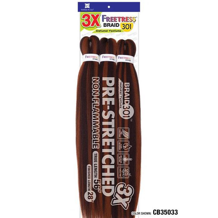Freetress Pre-Stretched Crochet Braid - 3X BRAID 301 28" - Image 8