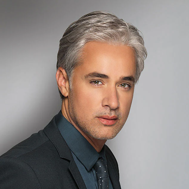 HIM Men's Collection Hand-Tied Lace Front Wig - CLASSIC