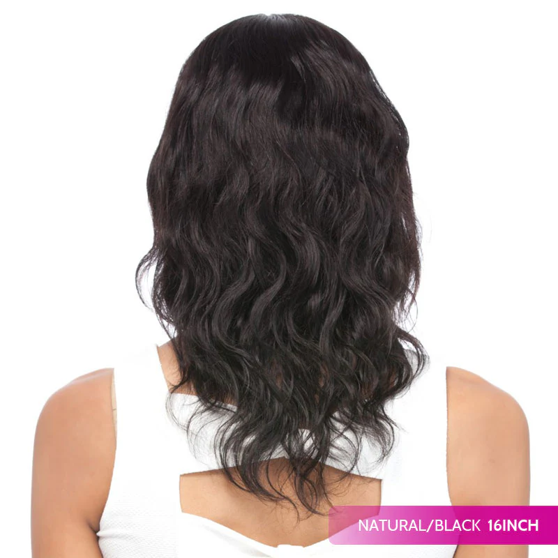 It's a wig Salon Remi 100% Brazilian Human Hair Unprocessed Wig BODY WAVE 16 / 20 Inch - Image 4
