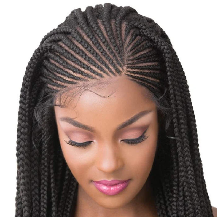 It's a Wig Lace Front Braided Wig - MICRO BOX BRAID - Image 4