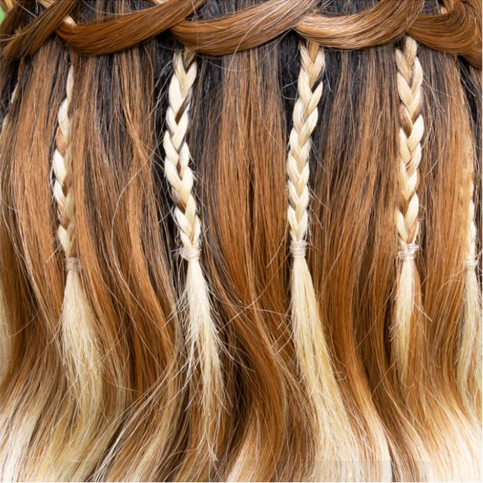 Janet Collection Braided Extended Part Swiss Lace Wig - LANA - Image 6