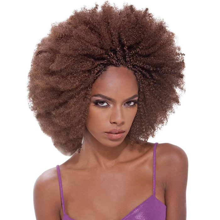 Janet Collection Human Hair Braids Bulk - AFRO KINKY 18"