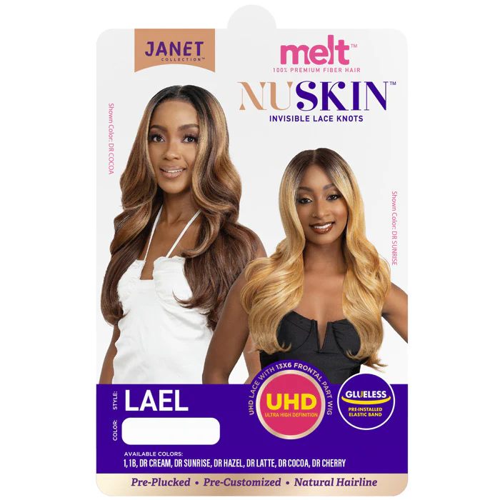 Janet Collection Melt Nu Skin Glueless UHD 13x6 Lace Frontal Wig - LAEL - Image 5