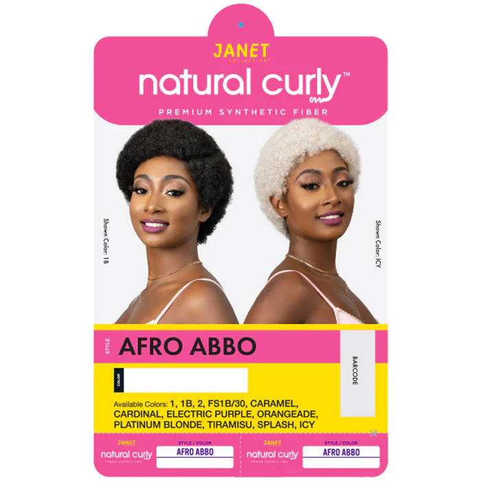 Janet Collection Natural Curly Full Wig - AFRO ABBO - Image 6