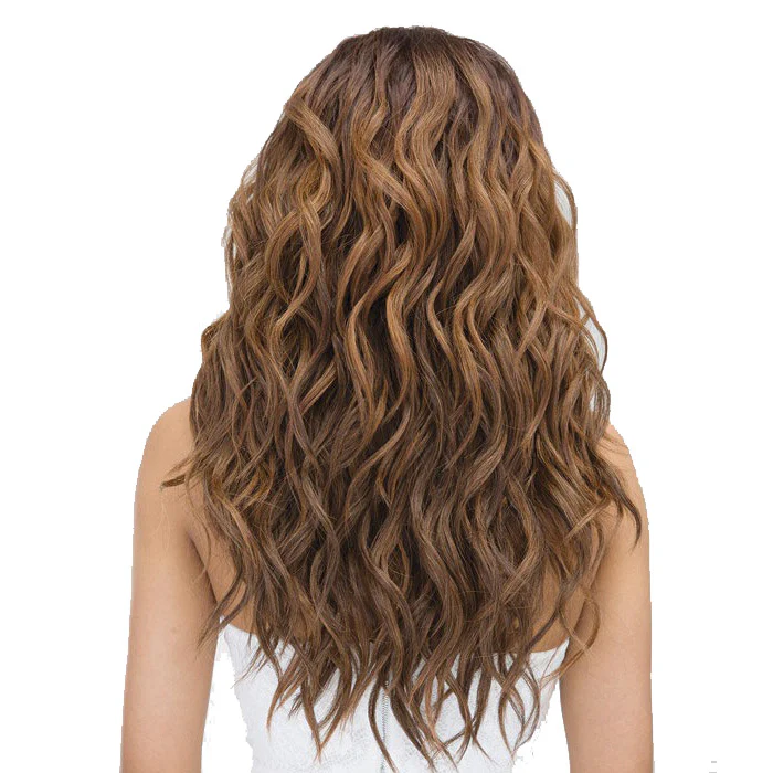 Janet Collection Natural Super Flow Deep Part Lace Front Wig - MOON - Image 5