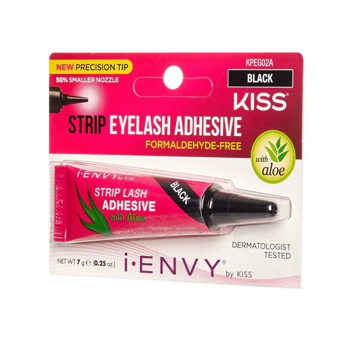 Kiss Aloe Infused Strip Lash Glue - BLACK - Image 2