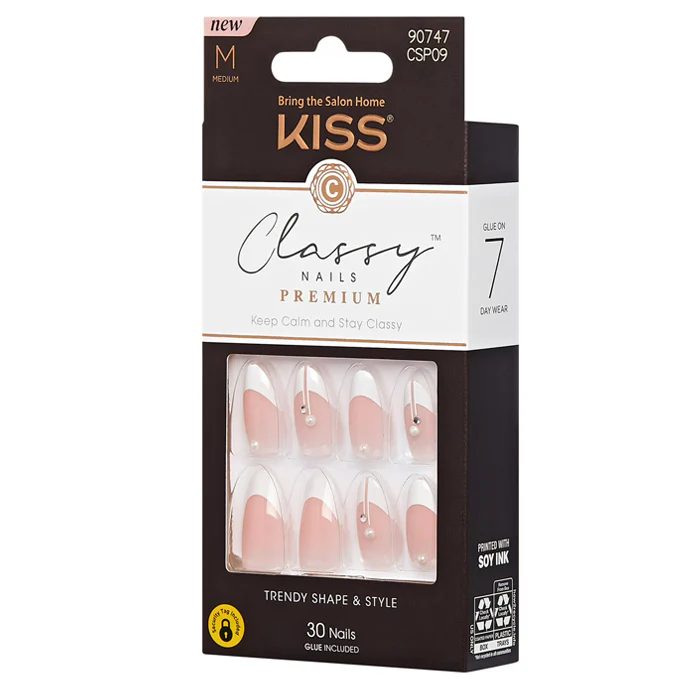 Kiss Classy Premium Nails - 30 Nails (CSP09-HIGHLIGHTS, CSP11-PREVALING, CSP014-ON STAGE) - Image 3