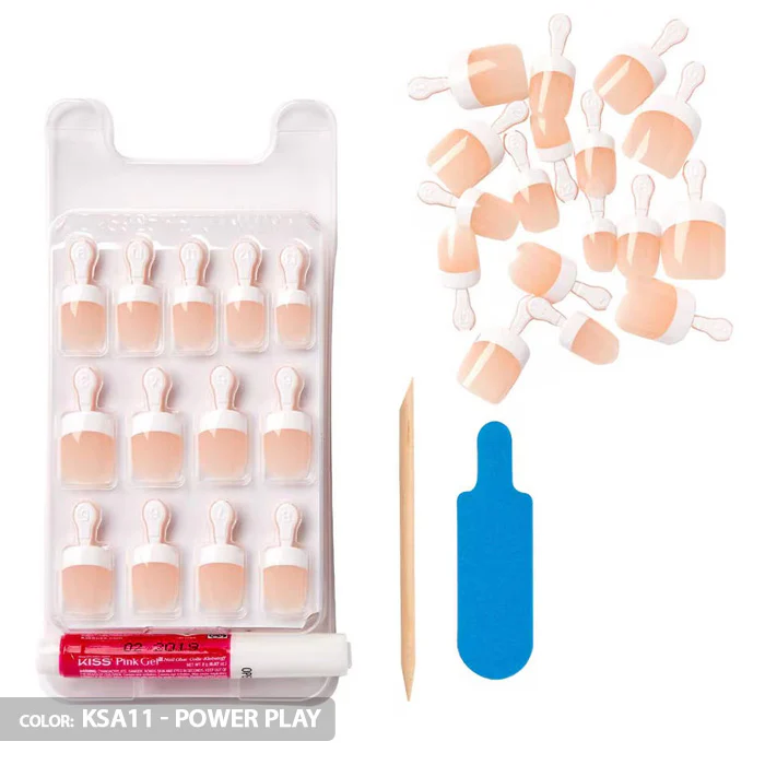 Kiss Salon Acrylic French Press-On Nails - 28 PCS - Image 11