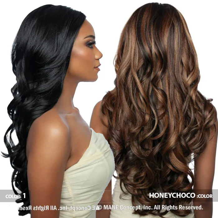 Mane Concept Brown Sugar Skinbond Lace Glueless 13x2x6 Deep Lace Frontal Wig - BSSB224 LACE CUT 05 - Image 4