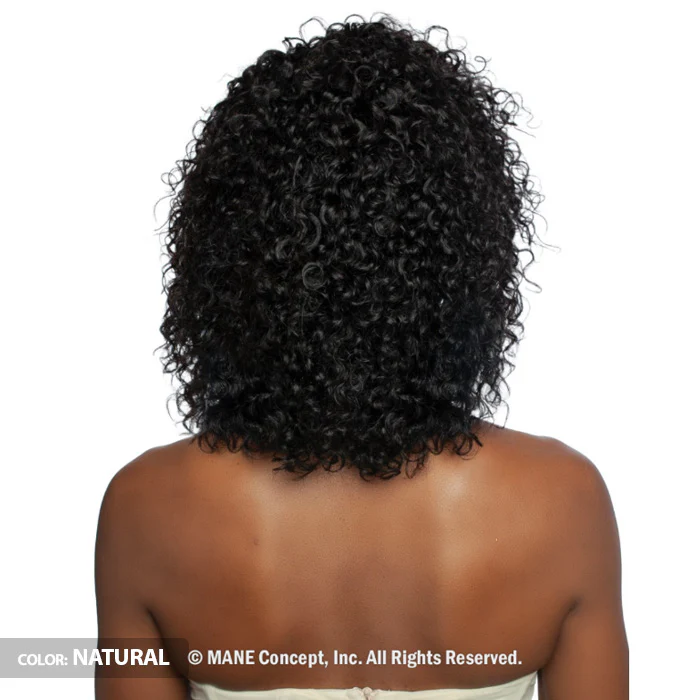 Mane Concept Trill 100% Unprocessed Human Hair Versatile Half Wig - TRHW207 BURMESE CURL 14" - Image 4