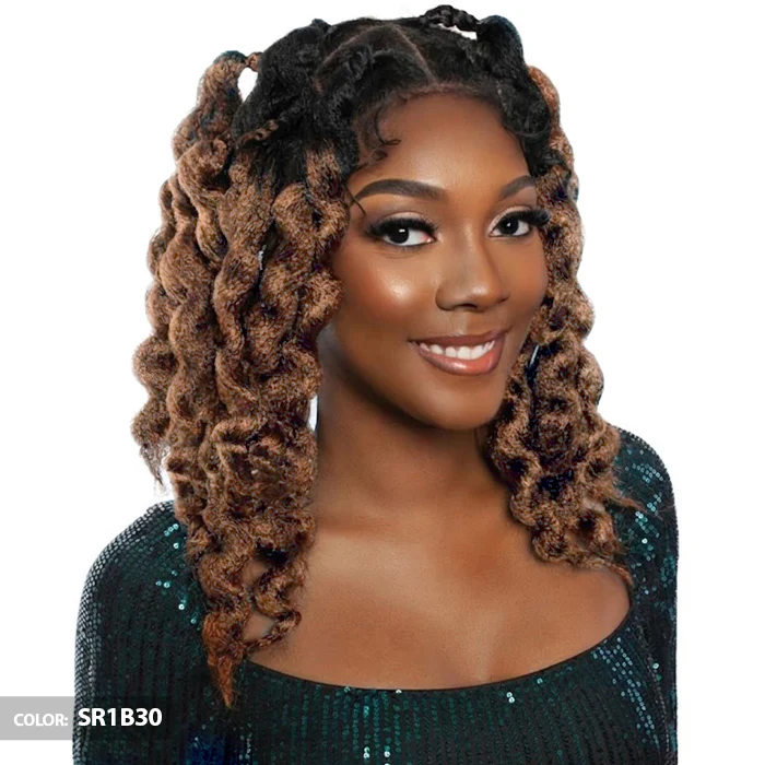 Mane Red Carpet Hand-Tied HD Pre-Styles Braided Full Lace Wig - RCFB201-ZULU BANTU KNOTS - Image 3