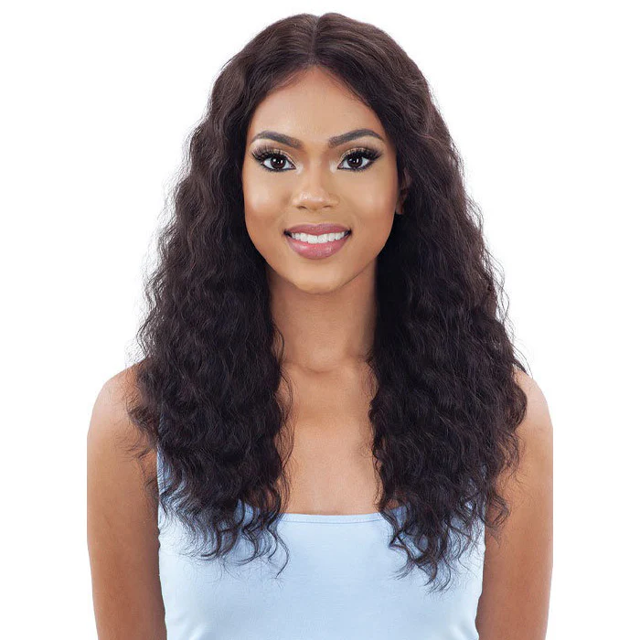 Mayde Beauty 100% Human Hair 5" Lace and Lace Front Wig - NATURAL LOOSE CURL