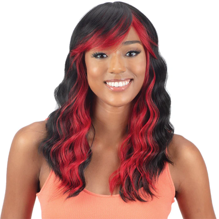Mayde Beauty Mocha 100% Human Hair Blend Full Wig - HONEY