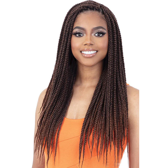 Mayde Beauty Pre-Looped Crochet Braids - BOX BRAID 14"/16"/18"20" 3X