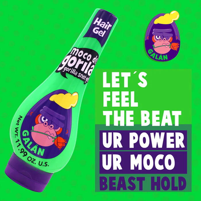 Moco De Gorila Snot Hair Gel - PUNK / ROCKERO / GALAN/SPORT 11.9 Oz - Image 5
