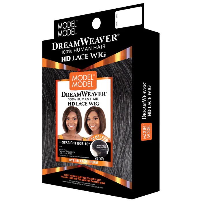 Model Model Dream Weaver 100% Human Hair Glueless 5" HD Lace Part Wig  - STRAIGHT BOB 10" - Image 4