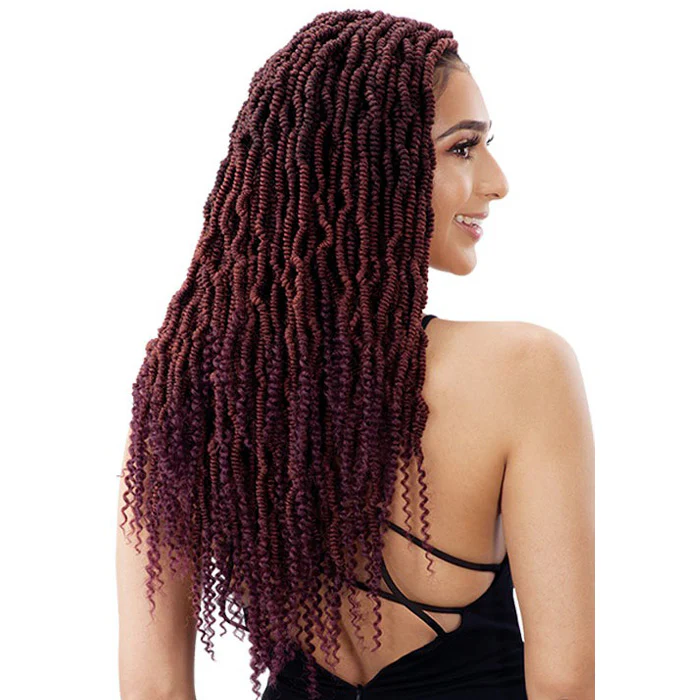 Model Model Glance Pre-Looped Crochet Braid - 2X BOMB TWIST 18" - Image 2