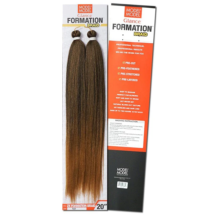Model Model Glance Pre-Stretched Crochet Braids - 2X FORMATION 20" - Image 2