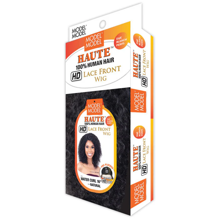ModelModel 100% Human Hair HD Lace Front Wig Haute - WATER CURL 16 - Image 3