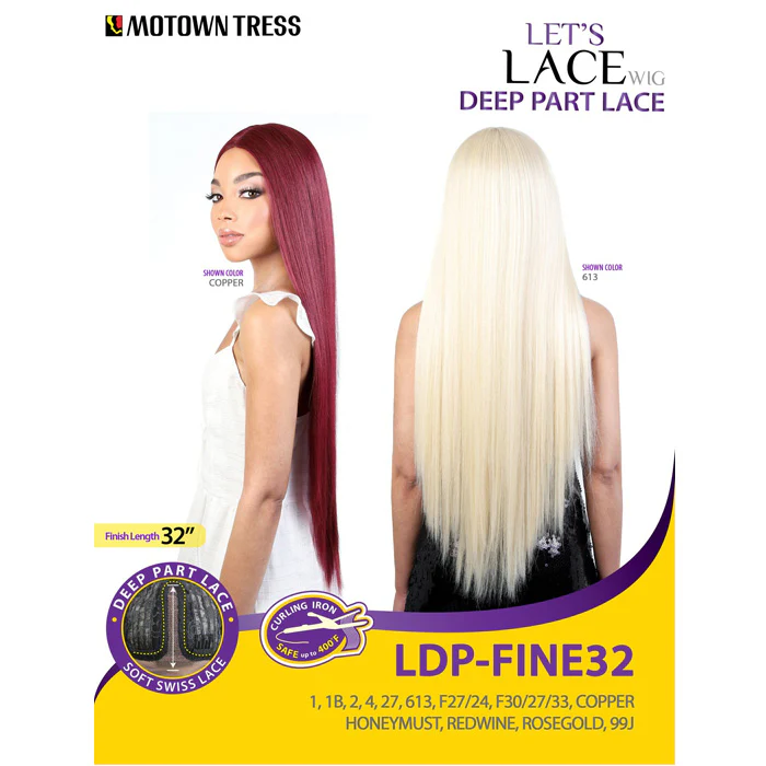 Motown Tress Deep Part Let's Lace Wig - LDP FINE32 - Image 5