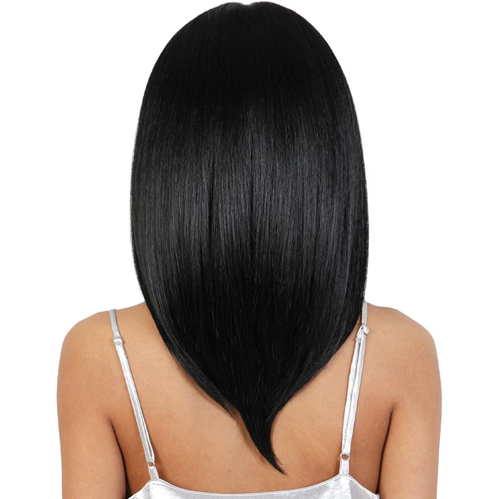 Motown Tress Glam Touch Human Hair Blend Glueless HD Deep Part Lace Wig - HBL FANCY - Image 6