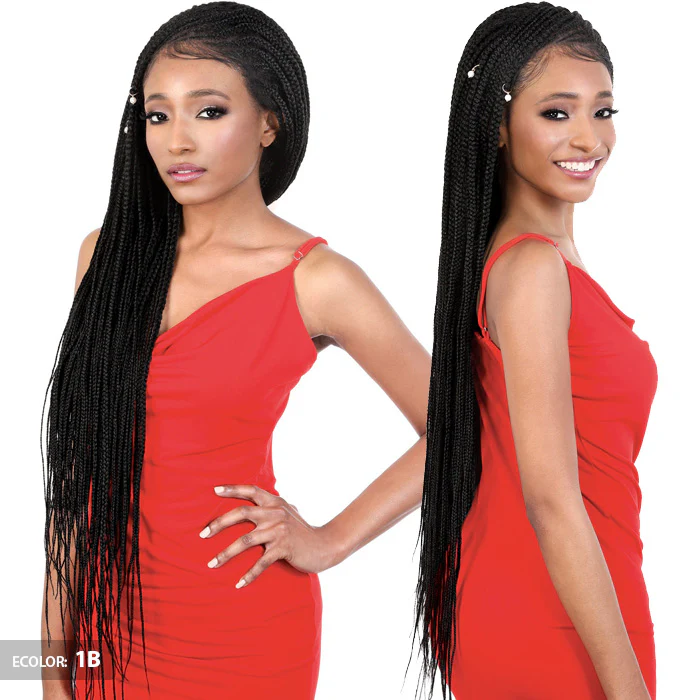 Motown Tress Lace Front Wide 13x4 Box Braid Wig - L134.BOX 38 - Image 2