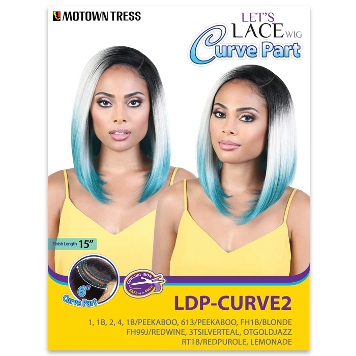 Motown Tress Let's Lace Curve Part 6" Part Wig - LDP-CURVE 2 - Image 6