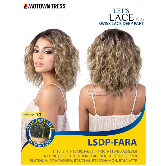 Motown Tress Let's Lace Swiss Lace Deep Part Wig - LSDP FARA - Image 6