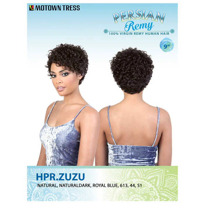 Motown Tress Persian 100% Virgin Remy Human Hair Full Wig - HPR ZUZU - Image 6